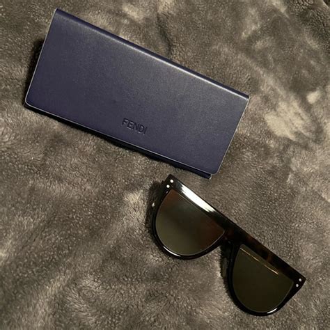 fendi ff 0372/s|Authentic Fendi FF 0372/S Dark Havana/Grey Silver Mirrored.